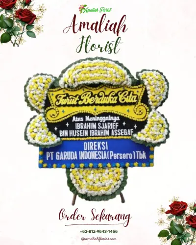 Papan Bunga Duka di Sepinggan Raya